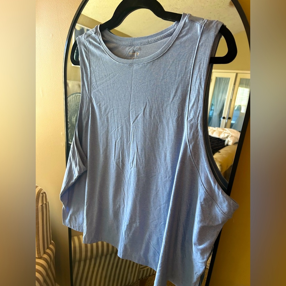 Old Navy Light Blue Muscle Tee